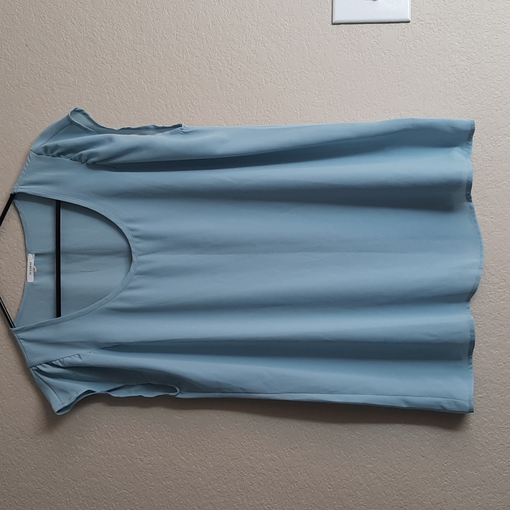 Anthropologie by Pleione Short Sleeve Blouse